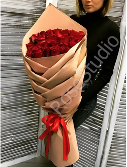 Букет "RedRose" - голландская роза 70см