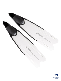 Ласты длинные 41/42 разборные Scorpena F1 Apnea бел.