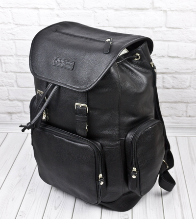 Кожаный рюкзак Vetralla black (арт. 3101-01)