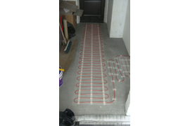 Монтаж теплого пола под плитку