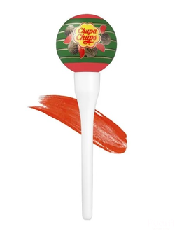 Chupa Chups Губная помада, жидкая помада-тинт со стойким пигментом АРБУЗ