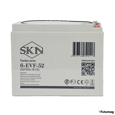 Тяговый аккумулятор SKN 6-EVF-52 (12V55A/H C5)