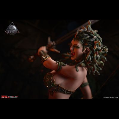 Медуза Горгона (Золотая версия) - Коллекционная фигурка 1/6 Medusa Golden (PL2023-220B) - TBLeague
