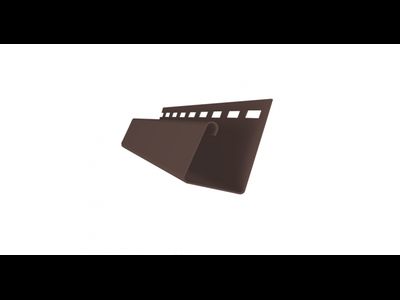 Профиль универсальный J 7/8" 3,00 Grand Line ЯФАСАД  темный дуб, графит