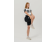 Футболка OVERSIZED CROP TOP GAME ON 610 Белая