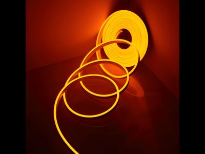 Гибкий светодиодный неон 2835 120LED/m 4.5х13х5000мм 12V IP67 ORANGE