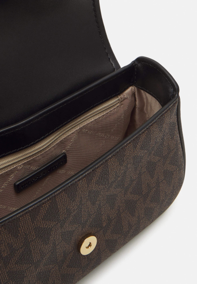 Сумка Michael Kors Cece коричневая с черным