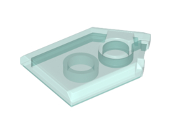 Tile, Modified 2 x 3 Pentagonal, Trans-Light Blue (22385 / 6270424)