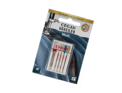 Иглы для бытовых швейных машин "ORGAN" мульти 5 шт. в пенале