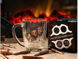 Пивная кружка 3 пули
