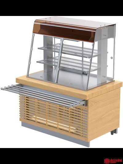 Витрина холодильная ATESY Регата ХВ-1500-1670-02