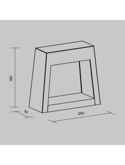 Настенный светильник (бра) Cont, O464WL-L18GF3K