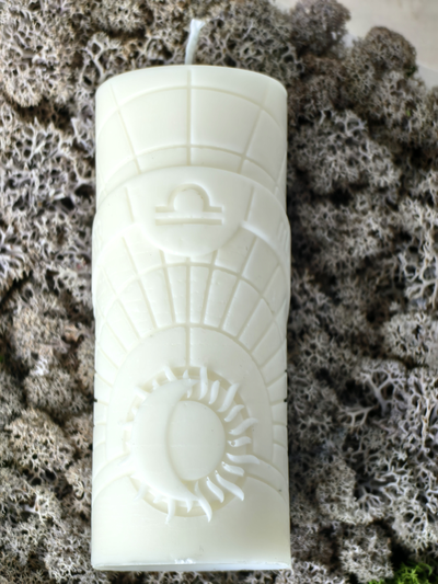 Свеча зодиакальная "Весы" стихия воздуха