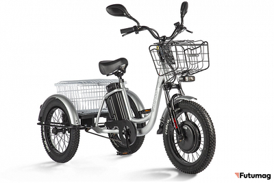 Трицикл Eltreco Porter Fat 500 Серый