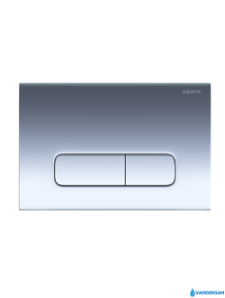 Смывная клавиша AQUATEK KDI-0000016, цвет хром глянцевый