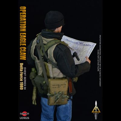 Боец отряда "Дельта", операция "Орлиный коготь" 1980 г - Коллекционная ФИГУРКА 1/6 scale U.S. ARMY DELTA FORCE 1980 OPERATION EAGLE CLAW (UD9026) - UJINDOU