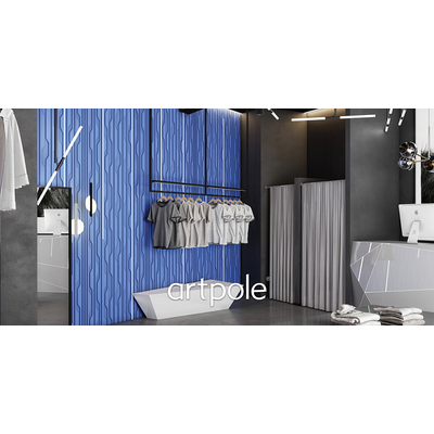 Гипсовая панель DRIVE + LED артикул M-0087