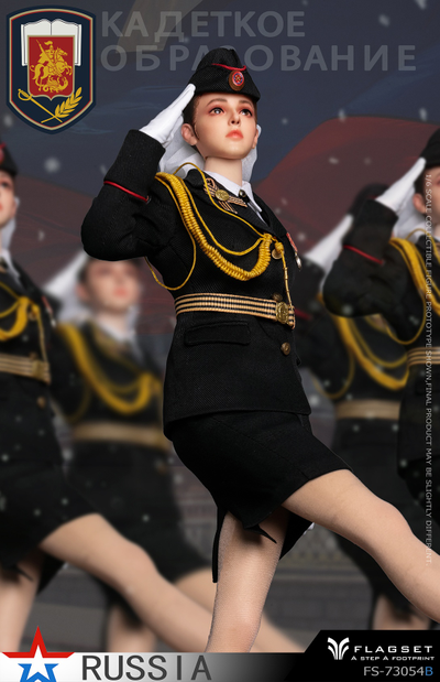 ПРЕДЗАКАЗ - Девушка-кадет - Коллекционная ФИГУРКА 1/6 Russian female soldiers Ninth Women's Military Academy (FS-73054B) - FLAGSET ?ЦЕНА: 18900 РУБ.?