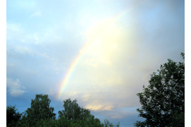 Радуга после дождя