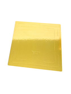 Подложка для торта 300*300 мм (золото), 2,5 мм