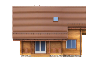 Дом из клееного бруса ПБ-22, 175 м2