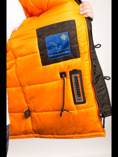 Куртка HUSKY CLASSIC BELUGA/ORANGE