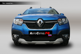 Premium защита радиатора для Renault Sandero Stepway (2018-2021)