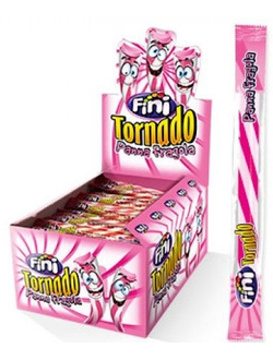 Жев. мармелад "Палочки Торнадо" Клубника инд.упак. 9гр х 150шт