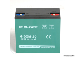 Аккумуляторная батарея Chilwee 6-DZM-20 (12В-24А\ч С5) 181х77х170 д.ш.в.