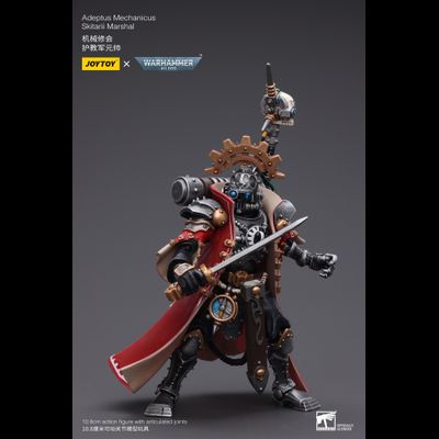 Маршал Скитарий Адептус Механикус (Warhammer 40k) - КОЛЛЕКЦИОННАЯ ФИГУРКА 1/18 Adeptus Mechanicus Skitarii Marshal (JT7752) - JOYTOY
