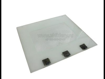 Стекло наружное для плиты Де Люкс (ВТИС 307121069002), 500х455 мм, белое