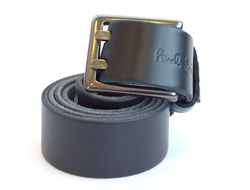 Ремень кожаный Paul Smith Black