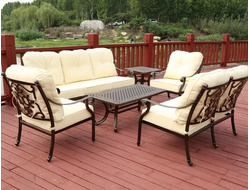 Комплект для отдыха из литого алюминия Venice.фото