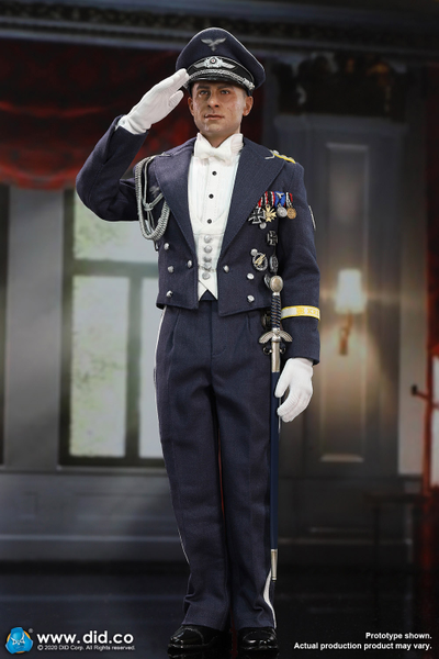 Капитан Люфтваффе - Коллекционная ФИГУРКА 1/6 scale WWII German Luftwaffe Captain – Willi (D80147) - DID