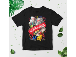 Футболка чёрная выпускной №71