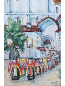 Крестный ход (панно)