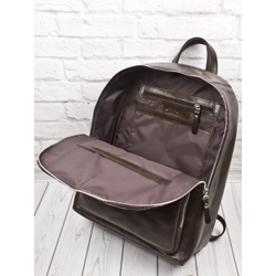 Женский кожаный рюкзак Vicenza Premium brown (арт. 
3105-52)