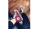 Кеды Converse бордовые высокие на ногах
