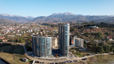 Продаётся квартира 2к, с потрясающим панорамным видом на побережье Чёрного моря, и горы. ЖК Tropical Garden