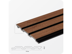 стеновая панель Grace 3D RAIL Вишня