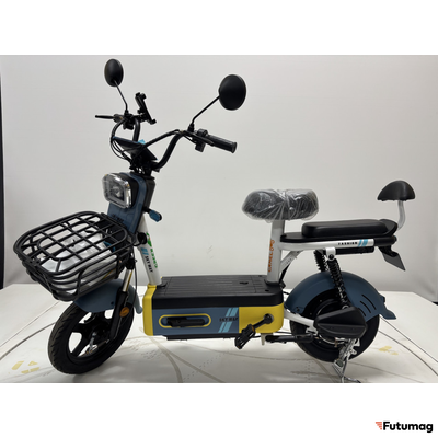 Электромопед GreenCamel Тайфун Sky Way (500W 48V12Ah ) быстросъем синий