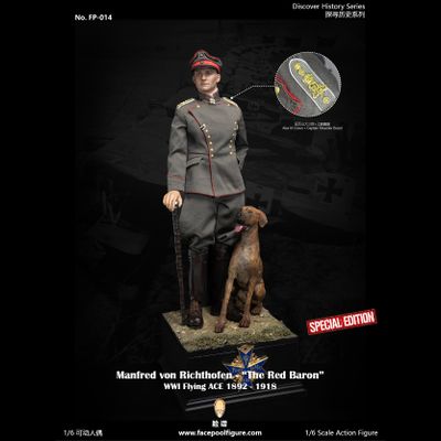 Манфред фон Рихтгофен, Красный Барон - Коллекционная фигурка 1/6 scale Manfred von Richthofen The Red Baron Special Edition (FP014B) - Facepoolfigure