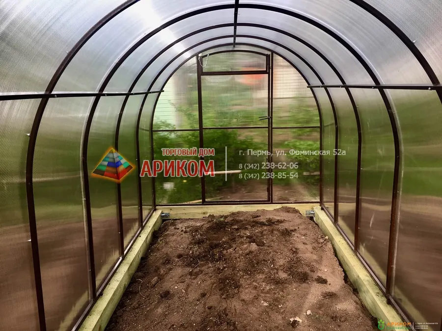 Теплицы и сотовый поликарбонат в Перми от Ариком