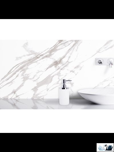 Керамогранит Staro Palacio Remix Statuario 60х120 см белый глянцевый