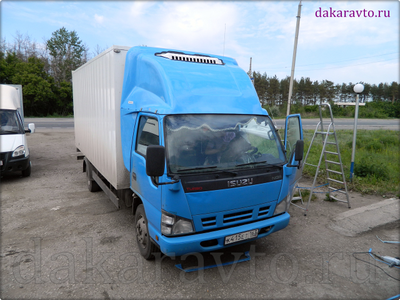 Обтекатель Спойлер на ISUZU-NQR