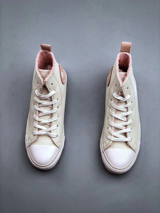 Зимние кеды Converse Chuck 70 Cozy Utility белые