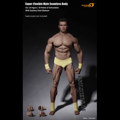 Супер-подвижное бесшовное мужское тело (телоид) PL2016-M34 1/6 Super flexible Male Seamless Body - PHICEN
