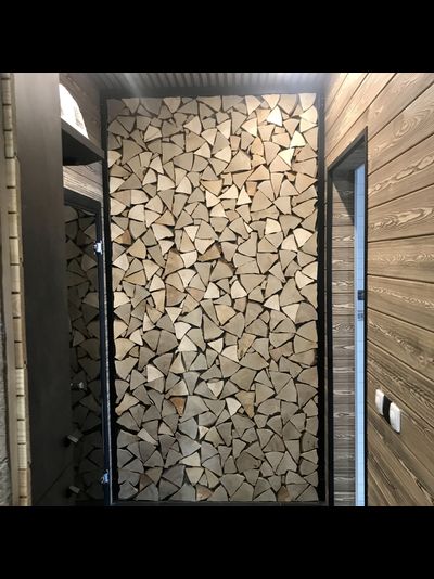 спилы дерева имитация поленницы