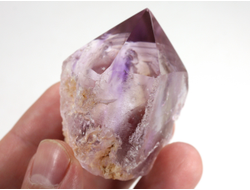 Аметрин, аметист, кристалл полированный со спиленным основанием, Бразилия (51*38*32 мм, 87 г) №37671