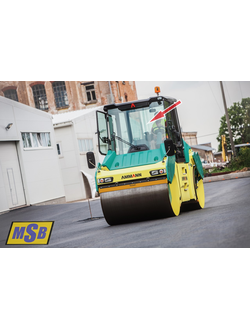 Стекло лобовое центральное на Ammann ARX 90, Ammann ARX 90K, Ammann ARP 95, Ammann ARX 110, Ammann